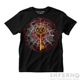 Spider's key - stained glass póló