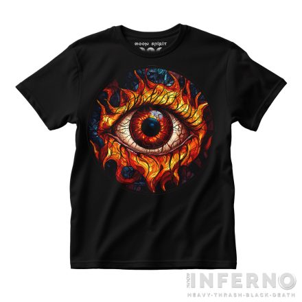 Inferno eye - stained glass póló