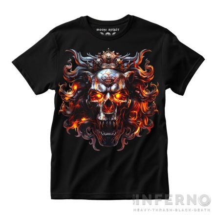 Leo skull - zodiákus póló