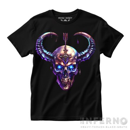 Sagittarius skull - zodiákus póló