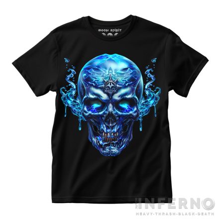 Aquarius skull - zodiákus póló