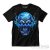 Aquarius skull - zodiákus póló