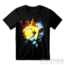 Joker in Flames - Bohócos póló