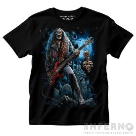 Skeleton RockStar - Koponyás póló