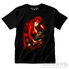 Woman and Werewolf - fantasy póló