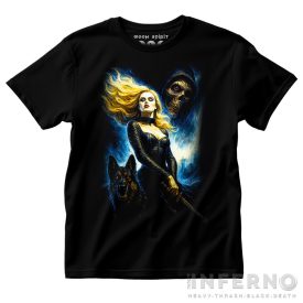 Woman with sword - fantasy póló