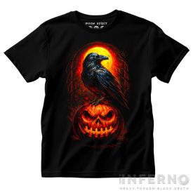 Halloween raven - fantasy póló