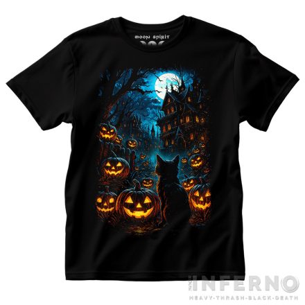 Halloween cat - macskás fantasy póló