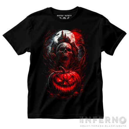 Halloween skull - koponyás póló