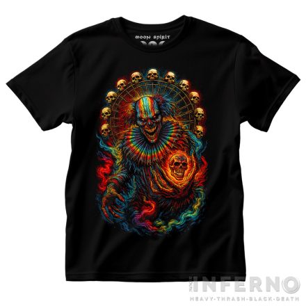 Rainbow clown - bohócos horror póló