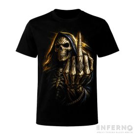 Grim reaper - Middle Salut - koponyás póló