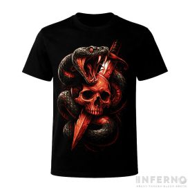 Angry Snake - koponyás póló