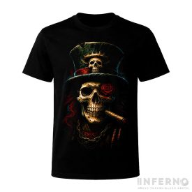 Smoking Skull - koponyás póló