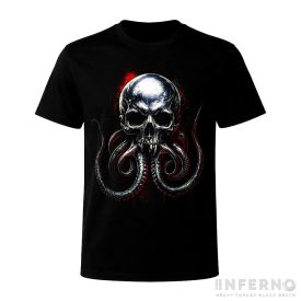 Octopus skull - koponyás póló