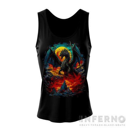Dragon with Sword - sárkányos női top