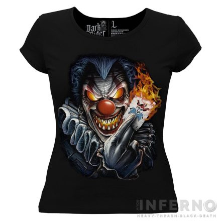 Joker in Flames - Bohócos női póló