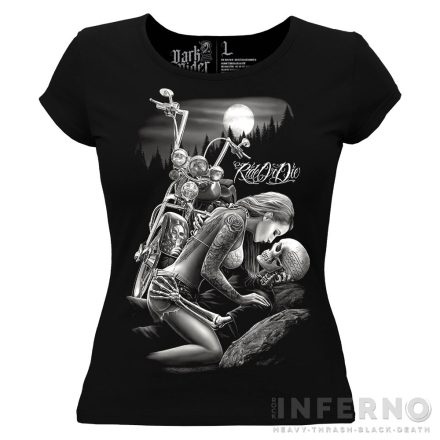 Ride or Die - Motoros női póló