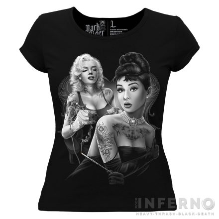 Audrey & Marilyn Tattoo Salon női póló