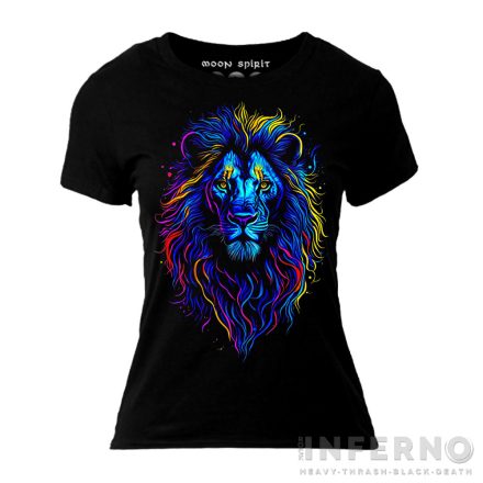 Blue lion - oroszlános női póló