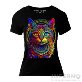 Cat art - macskás női póló