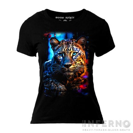 Panther portrait - párducos női póló