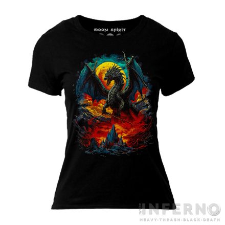 Dragon with Sword - sárkányos női póló