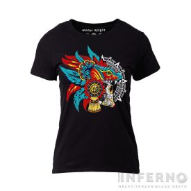Aztec Serpent Skull - koponyás női póló