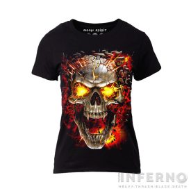 Skull blast - koponyás női póló