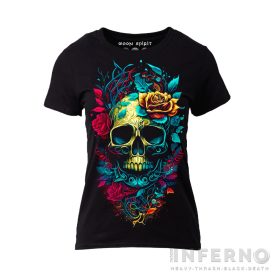 Engraved Skull - Koponyás női póló