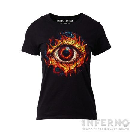 Inferno eye - stained glass női póló