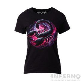 Scorpion - skorpió horoszkópos női póló