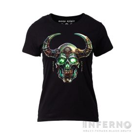 Taurus skull - zodiákus női póló