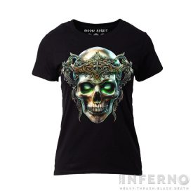 Virgo skull - zodiákus női póló