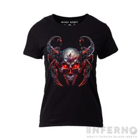 Scorpion skull - zodiákus női póló