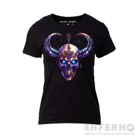 Sagittarius skull - zodiákus női póló