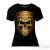 Gold skull - koponyás női póló