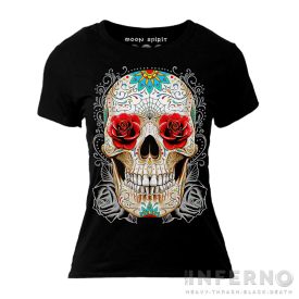 Sugar skull - cukorkoponya női póló